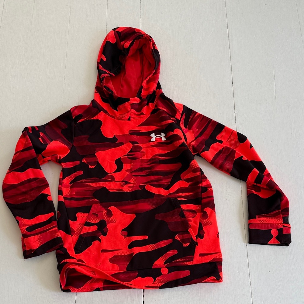 Under Armour Vibrant Red and Black Hoodie